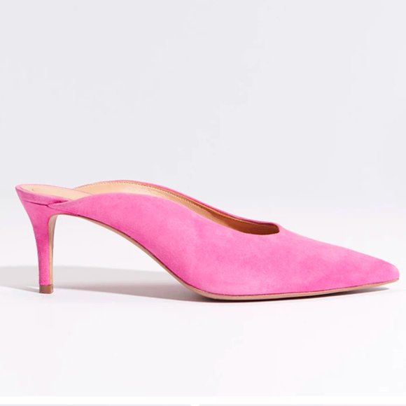 Veronica Beard Taran Mule French Rose - Picture 2 of 12